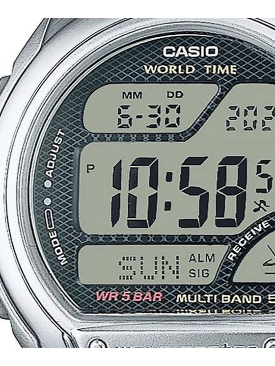Casio Casio Zegarek WV-58RD-1AEF Srebrny