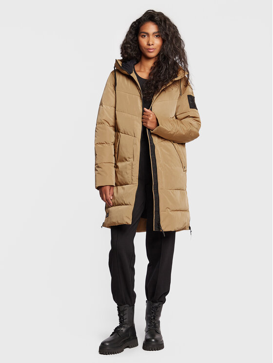 Halti Halti Зимно яке Linjat 065-0409 Бежов Regular Fit