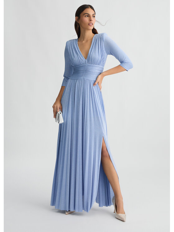 Liu Jo Liu Jo Abito da cocktail CA5289JS006A4324 Celeste Regular Fit