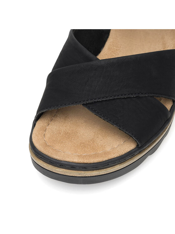Rieker Rieker Sandalen 67463-00 Schwarz