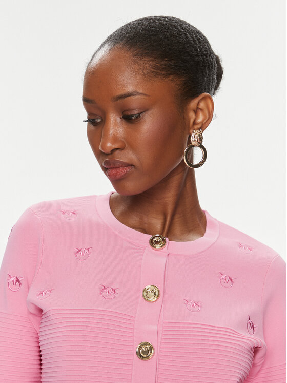 PINKO Pinko Kardigāns Ciliegio 102881 A1LK Rozā Regular Fit