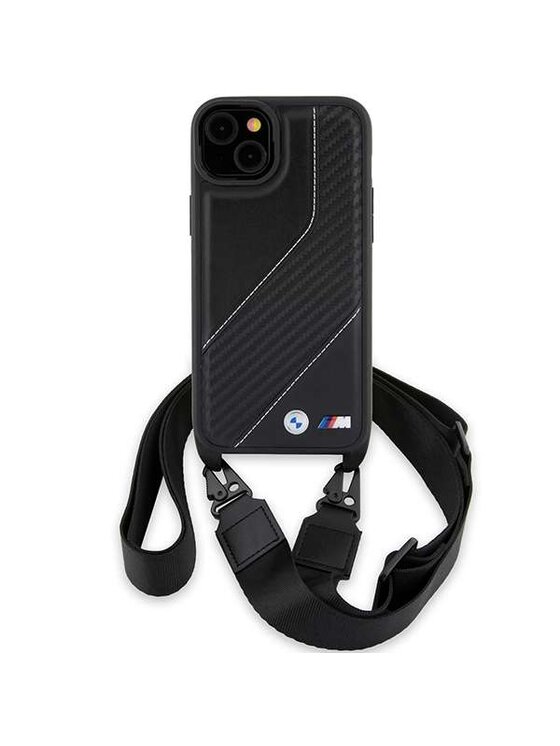 BMW Motorsport BMW Motorsport Etui na telefon Apple iPhone 15 Plus Czarny