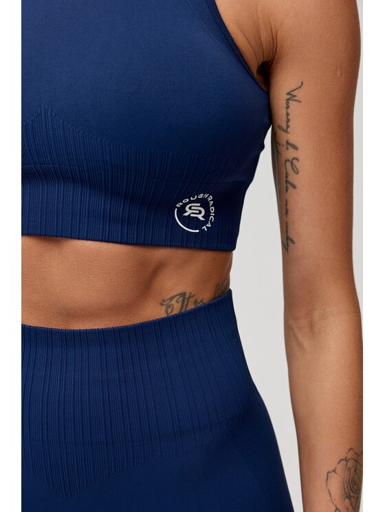 ROUGH RADICAL ROUGH RADICAL Biustonosz sportowy SEAMLESS LINEA SPORTS BRA Granatowy