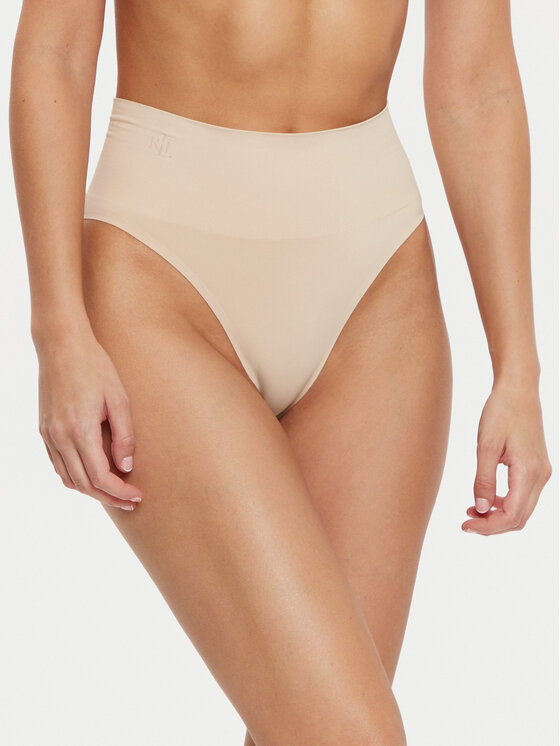 LAUREN RALPH LAUREN LAUREN RALPH LAUREN Klasične gaćice s visokim strukom 4L0020 Bež