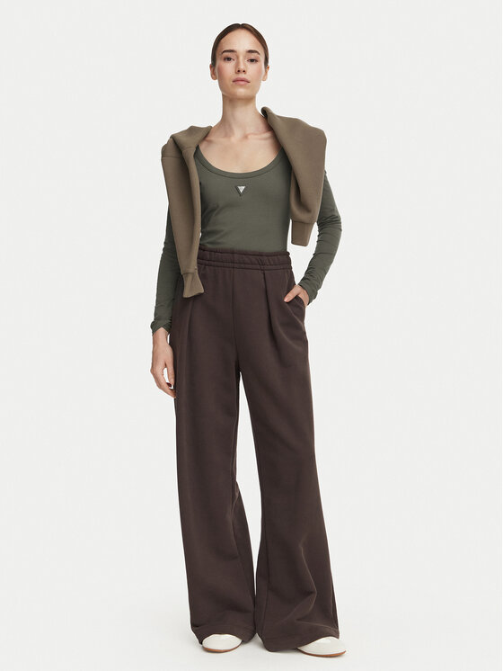 Guess Guess Glaustinukė V4YP07 J1314 Chaki Slim Fit