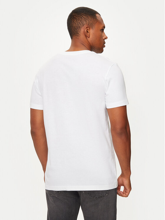 Calvin Klein Jeans Calvin Klein Jeans T-Shirt Distressed Monologo J30J326863 Biały Regular Fit