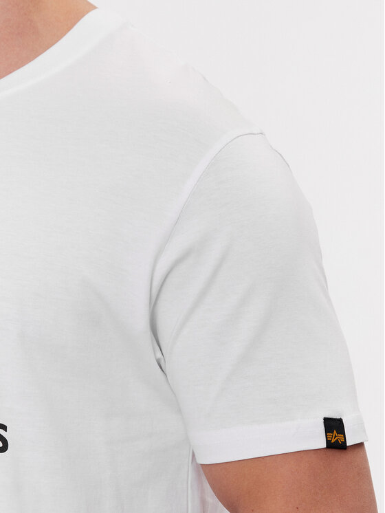Alpha Industries Alpha Industries Póló Basic 100501 Fehér Regular Fit