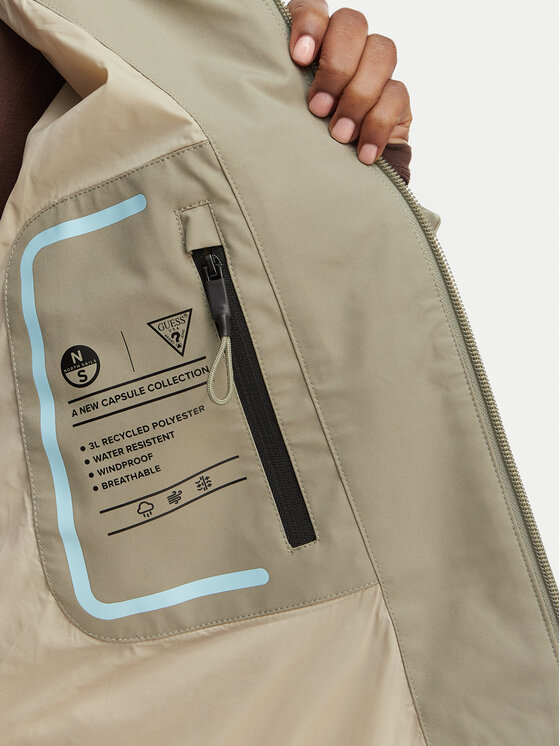 Guess Guess Преходно яке W6GL03 W1406 Каки Regular Fit