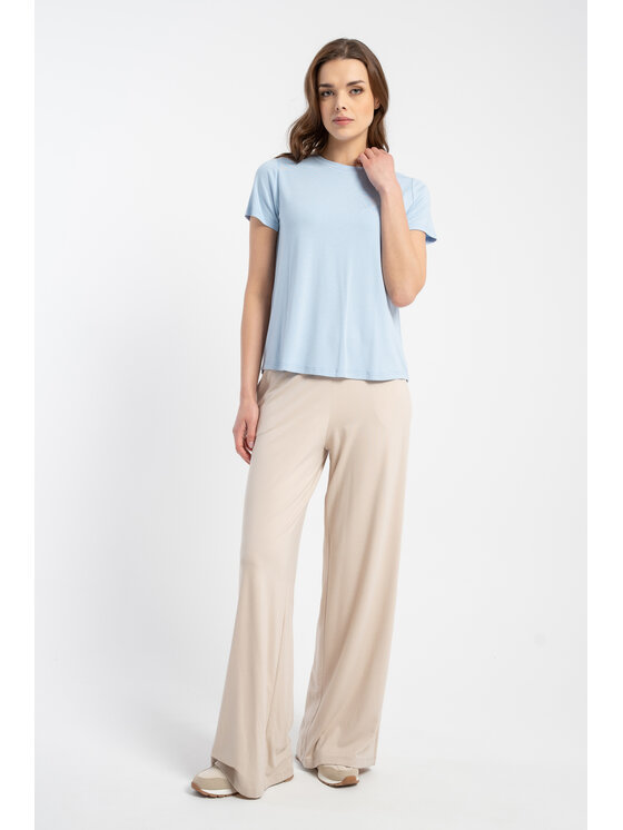 CLICK CLICK Μπλουζάκι 72-010 Γαλάζιο Loose Fit