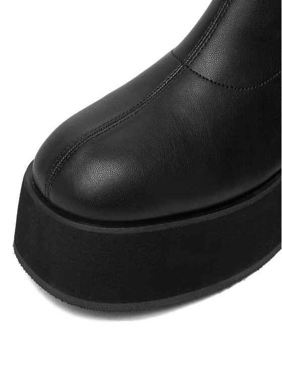 DeeZee DeeZee Kozačky W3LH164802H Černá