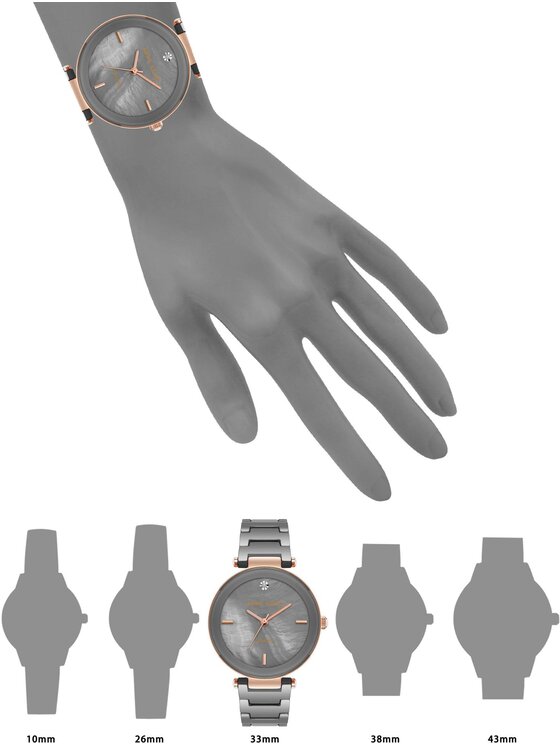Anne Klein Anne Klein Zegarek AK-1018TPRG Różowe złoto
