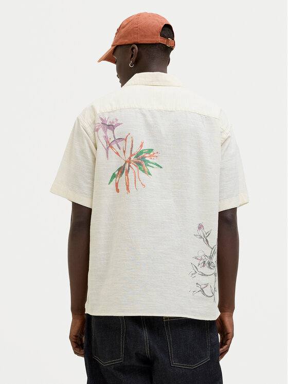 Jack&Jones Jack&Jones Cămașă Luke 12271108 Écru Relaxed Fit