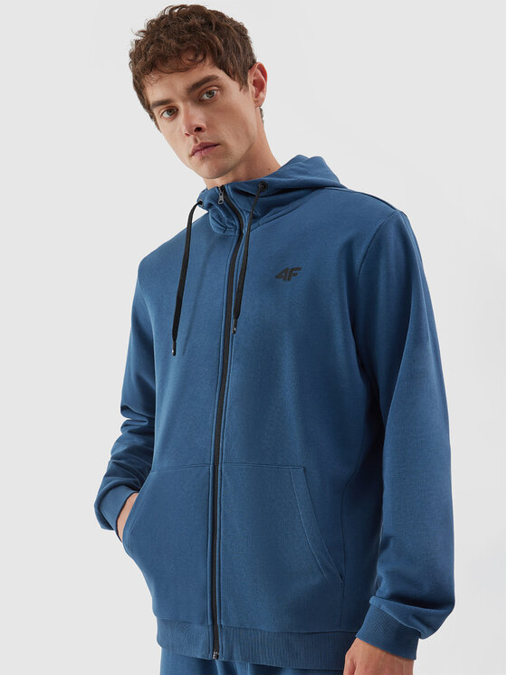 4F 4F Felpa 4FAW23TSWSM695 Blu Regular Fit
