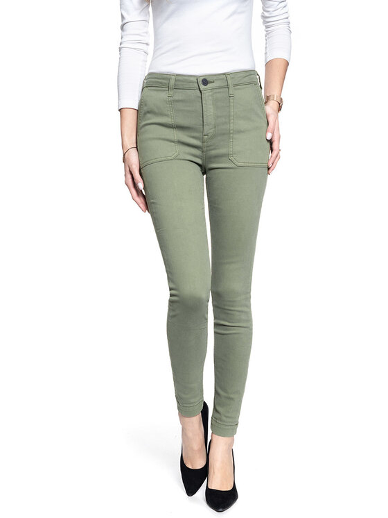 Lee Lee Pantaloni di tessuto SCARLETT HIGH Verde Skinny Fit