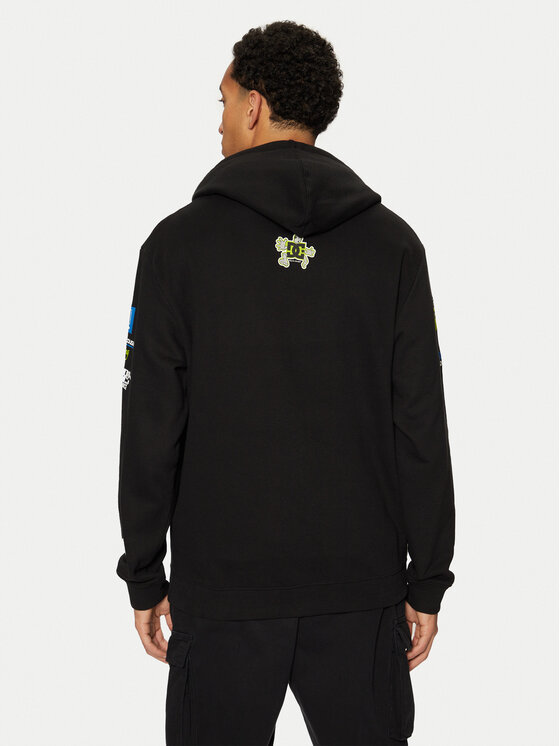 DC Shoes DC Shoes Bluză Racing ADYSF03130 Negru Standard Fit