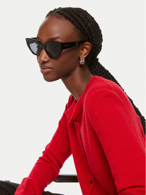 Salvatore Ferragamo Salvatore Ferragamo Okulary przeciwsłoneczne SF1107S 001 Czarny
