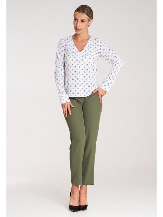FIGL FIGL Blúzka M1047 Farebná Regular Fit