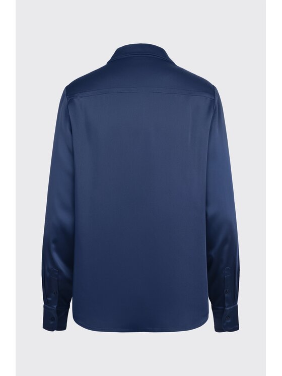 MARI PRETI MARI PRETI Camicia Whisper Blu scuro Regular Fit