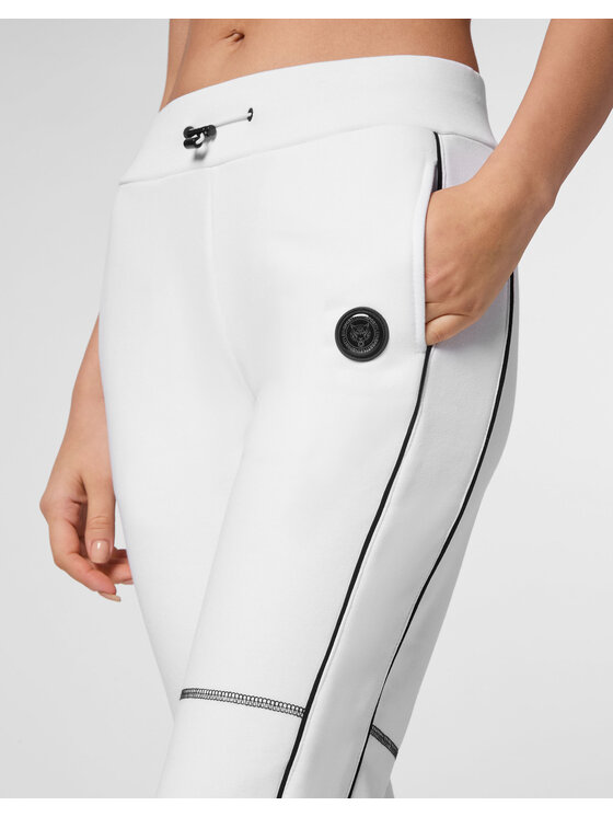 Plein Sport Plein Sport Joggery 14235 Biały Regular Fit