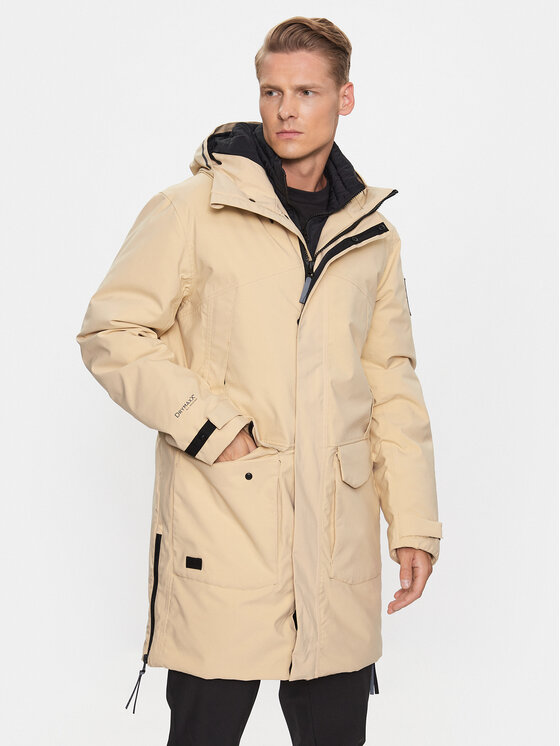 Halti Halti Зимно яке Bergga 065-0426 Бежов Regular Fit