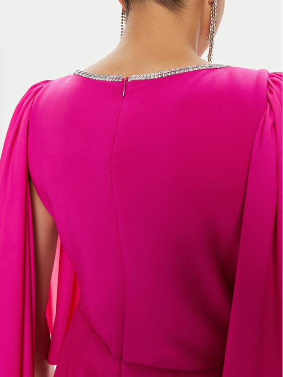 Joseph Ribkoff Joseph Ribkoff Коктейлна рокля 242732 Розов Slim Fit