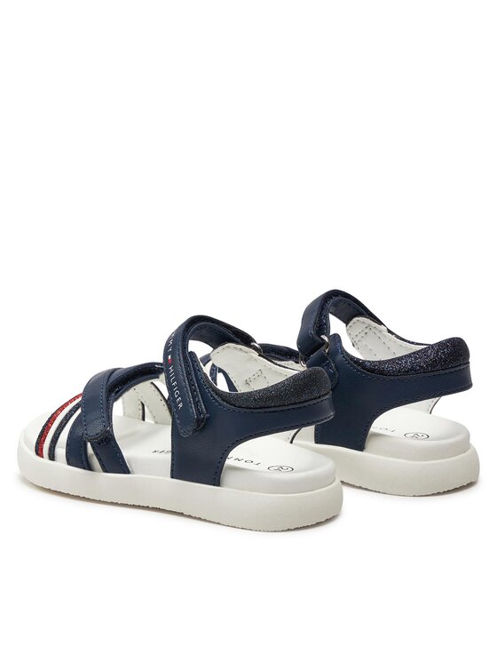 Tommy Hilfiger Tommy Hilfiger Sandale Strippes Velcro Sanadal T1A2-33234-0326 S Tamnoplava