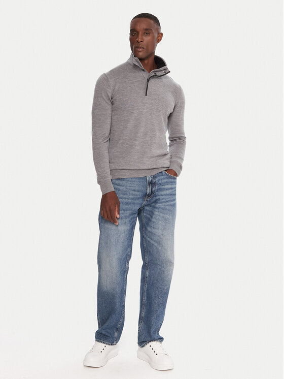 KARL LAGERFELD KARL LAGERFELD Пуловер 655005 554399 Сив Slim Fit