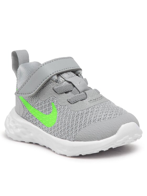 Nike Παπούτσια Revolution 6 Nn (Tdv) DD1094 009 Γκρι