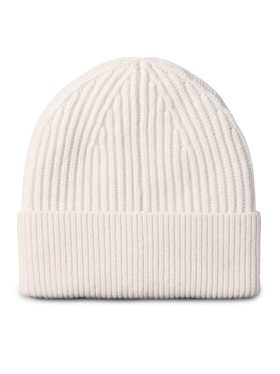 Calvin Klein Calvin Klein Cepure Ck Metal Wool Beanie LV04D8032G Écru