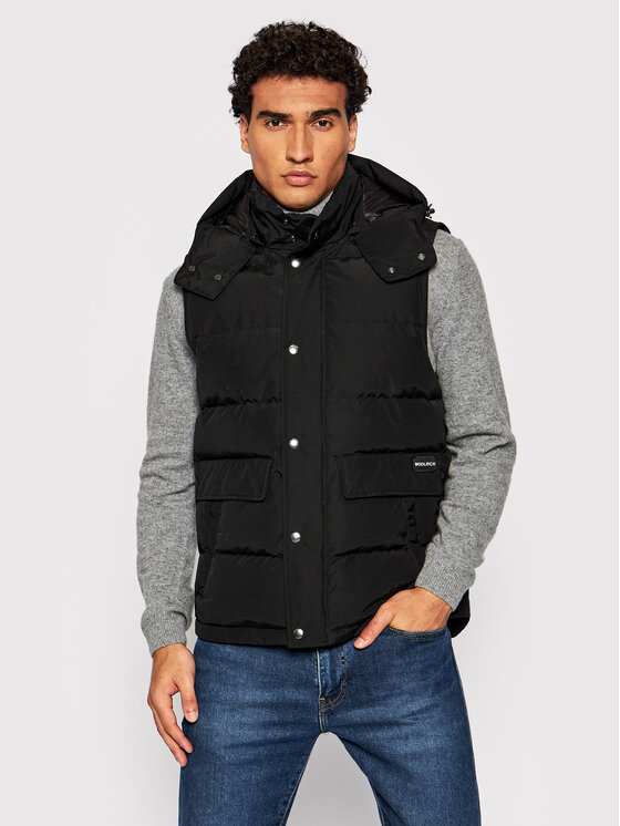 Woolrich Елек Aluetian CFWOVE0035MRUT0001 Черен Regular Fit