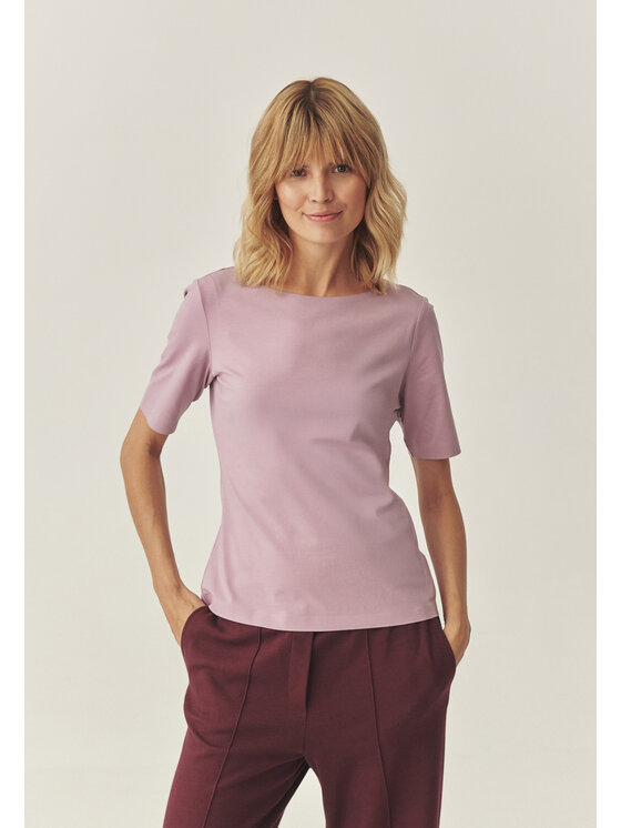TATUUM Tatuum Bluzka MIKAJO 1 Fioletowy Classic Fit