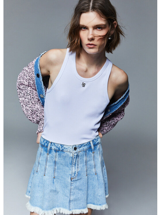 Liu Jo Liu Jo Gonna di jeans UA6100D031979011 Celeste Regular Fit