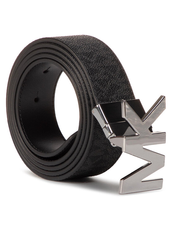 MICHAEL Michael Kors MICHAEL Michael Kors Чоловічий ремінь 34Mm Ctfr Mk Buckle Belt 39H9LBLY1U Чорний