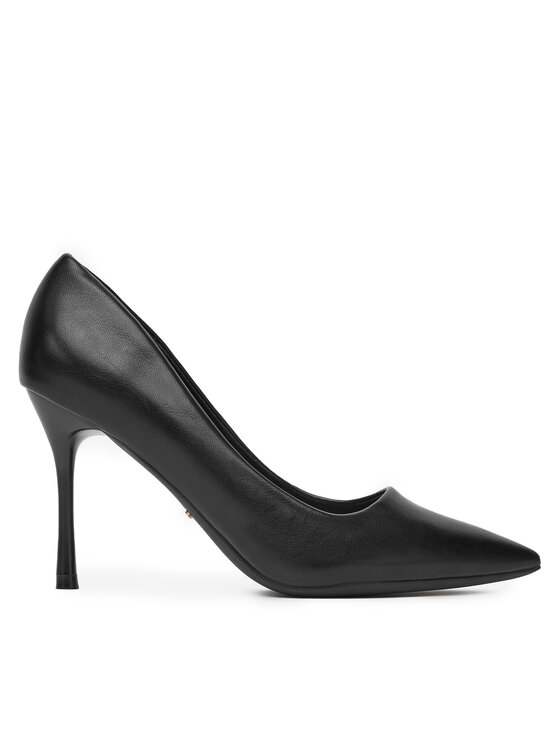 Pantofi cu toc subțire DeeZee Femei, Mărimea: 36, Negru, BK-8328