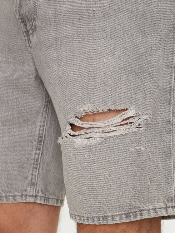 Jack&Jones Jack&Jones Дънкови шорти Jjichris 12253755 Сив Relaxed Fit