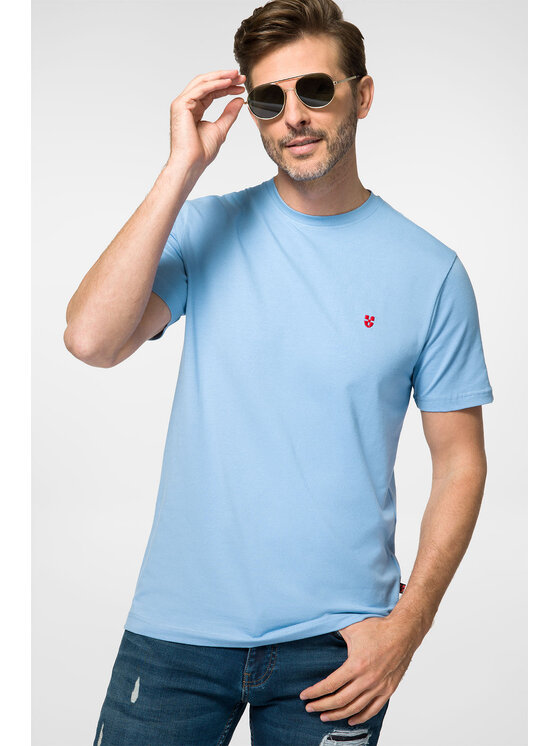 Próchnik Próchnik T-Shirt PM 2 TS073123000036 Błękitny Regular Fit