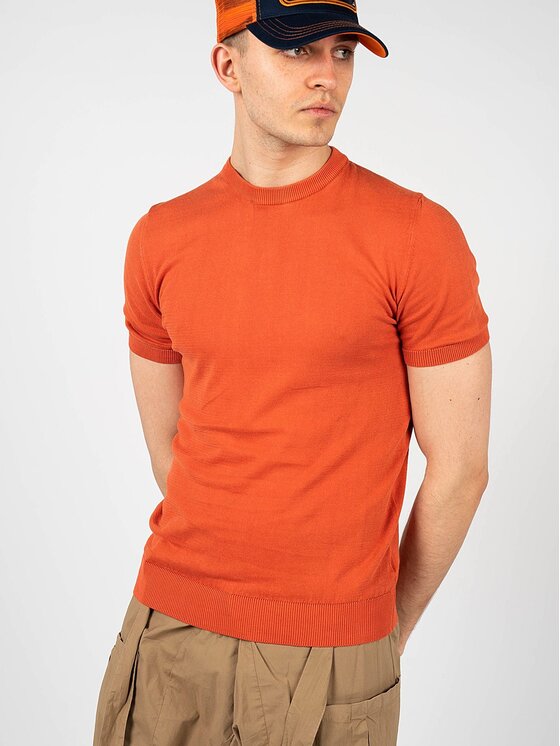 Xagon Xagon T-Shirt P23 081K 1200K Pomarańczowy Regular Fit
