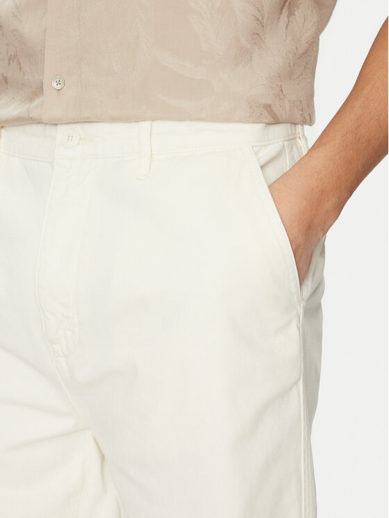 Guess Jeans Guess Jeans Kratke hlače M5GD44 WGCV1 Écru Regular Fit