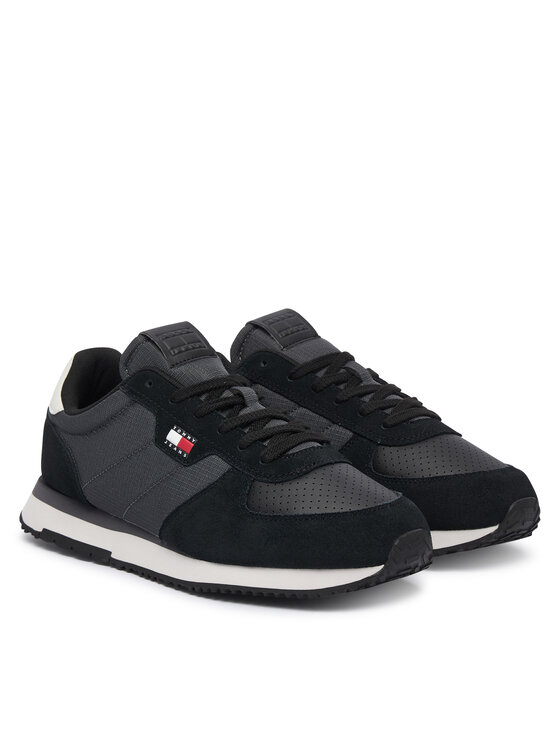 Tommy Jeans Tommy Jeans Sneakers Tj Runner Flag Mix EM0EM01774 Schwarz
