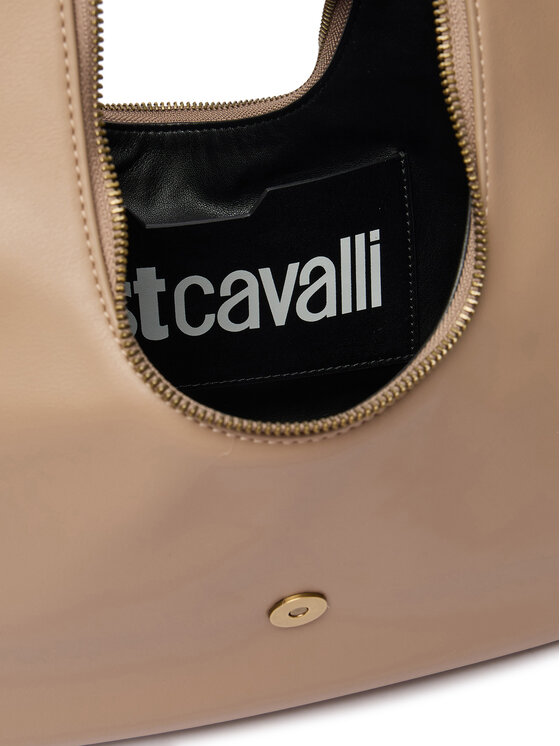 Just Cavalli Just Cavalli Ročna torba Iconic Snakes 81RA4BA4 ZSA89 Temno bež