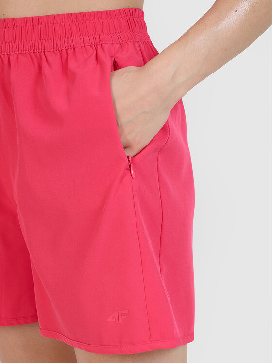 4F 4F Szorty sportowe BEACHWEAR BASIC Różowy Regular Fit
