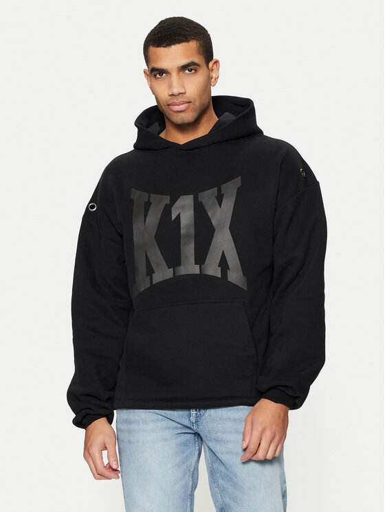 K1X K1X Pulóver Basketball 60210136 Fekete Regular Fit