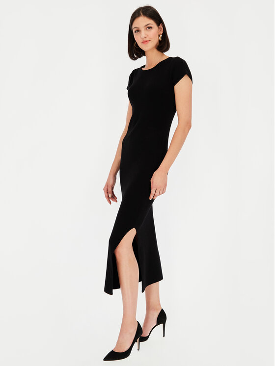 L’AF L’AF Sukienka koktajlowa Livia Czarny Slim Fit