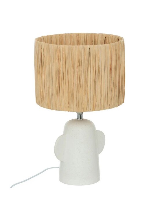 MIAhome MIAhome Lampa stołowa z dolomitu Moana 38 cm Beżowy