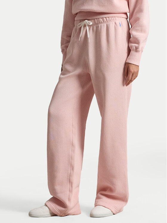 Polo Ralph Lauren Polo Ralph Lauren Sportinės kelnės 211977959504 Rožinė Wide Leg
