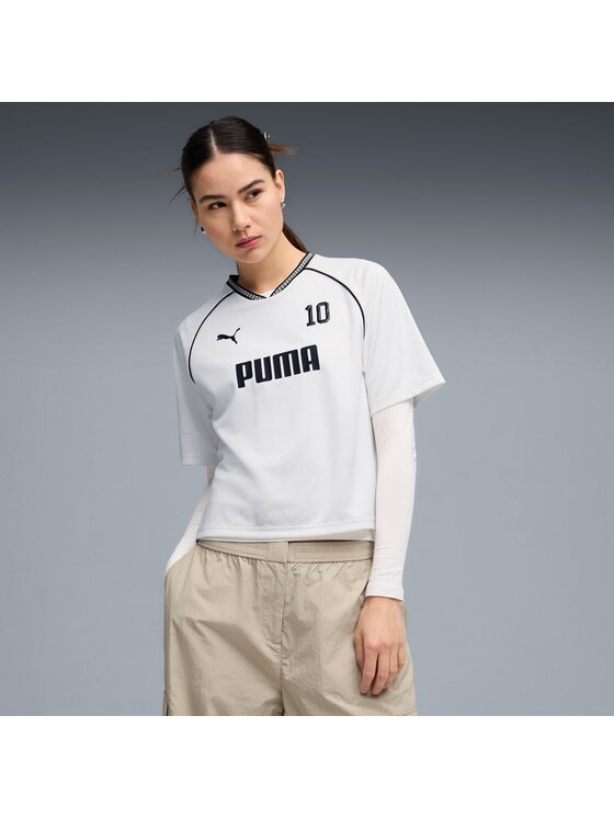 Puma Puma T-Shirt 691860 Biały Regular Fit