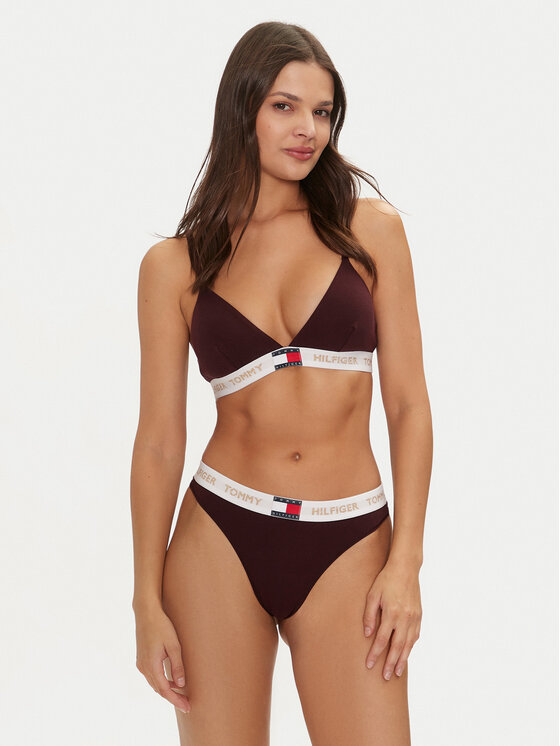 Tommy Hilfiger Tommy Hilfiger Stringid UW0UW05655 Bordoopunane