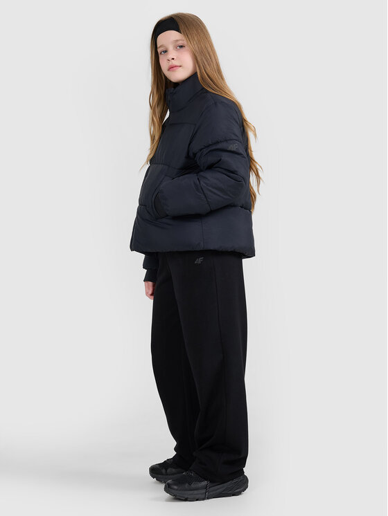 4F 4F Kurtka puchowa OUTERWEAR Czarny Regular Fit