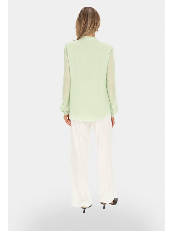 L’AF L’AF Bluzka Boho Zielony jasny Regular Fit
