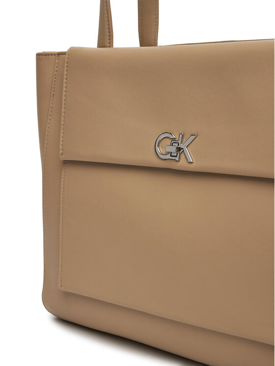 Calvin Klein Calvin Klein Torbica Ck Medium Shopper K60K612811 Bež